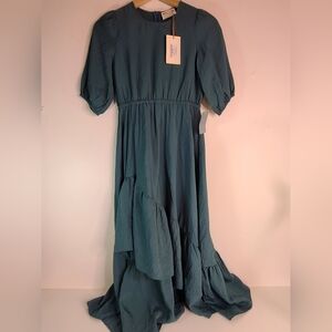 25-5 Mia Joy Elegant Teal Women's Dress Size 10- NWT